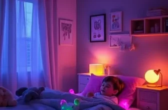 Улучшение ночного сна детей через персональный режим света и цвета в комнате